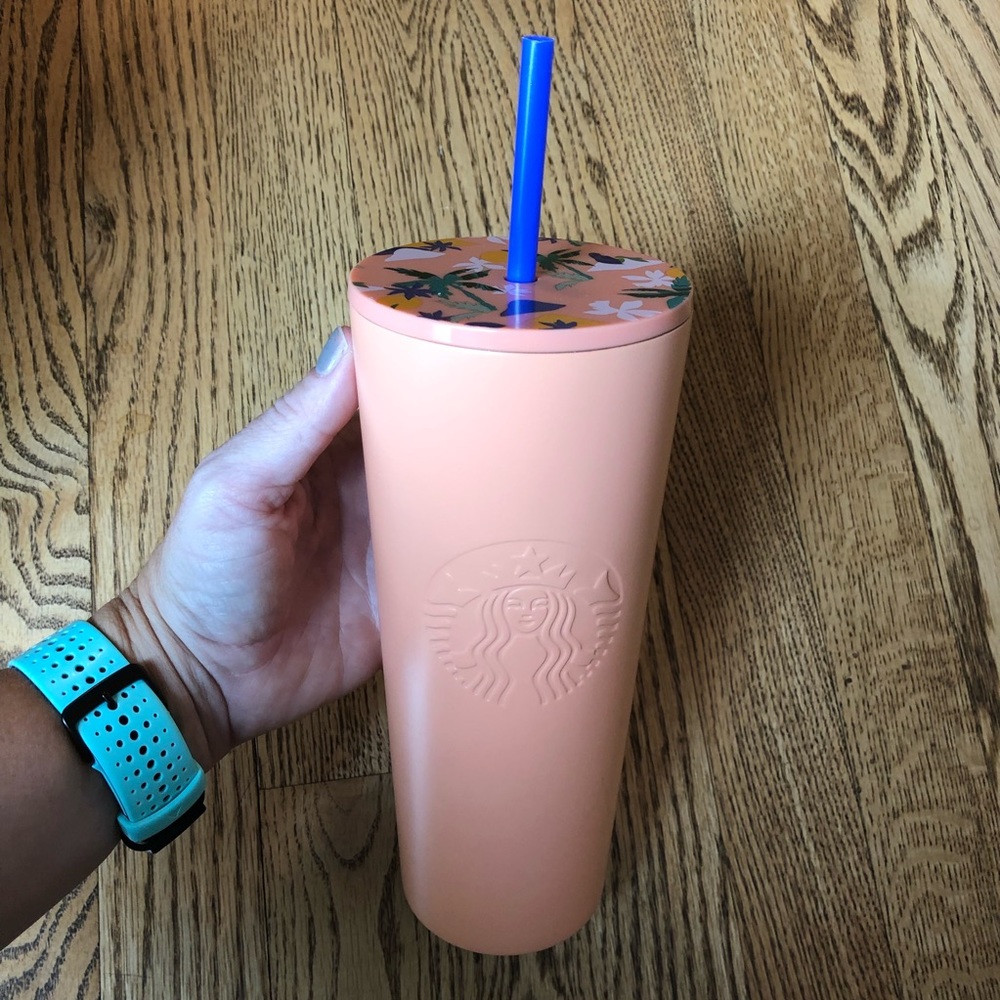 Starbucks Stainless Steel Tumbler Tropical Print
